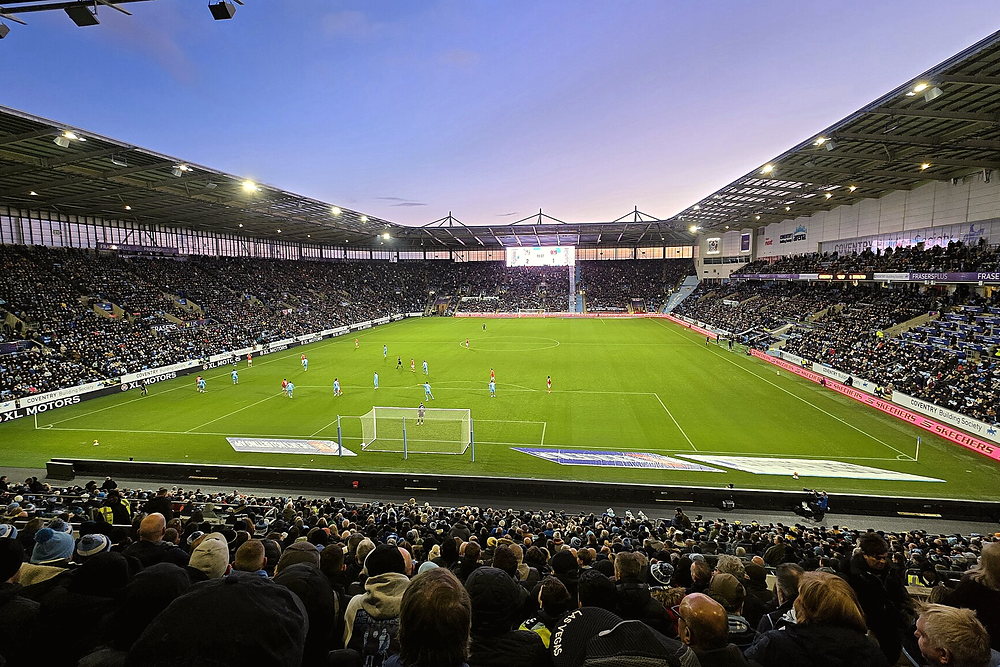 Inside the arena on a match day