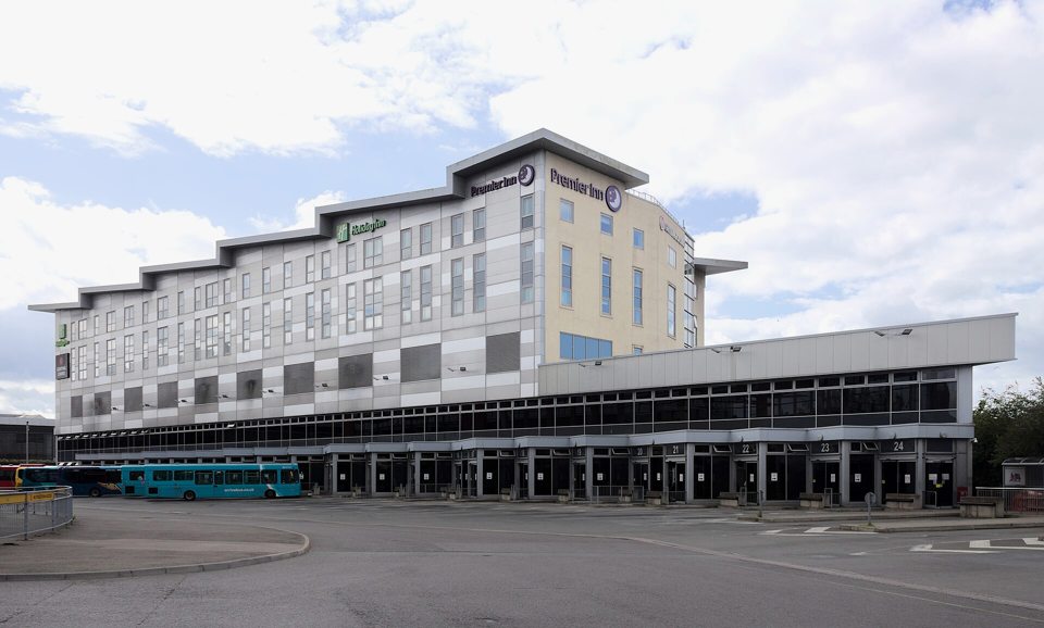 Riverlights w Derby, gdzie mieści się też dworzec autobusowy