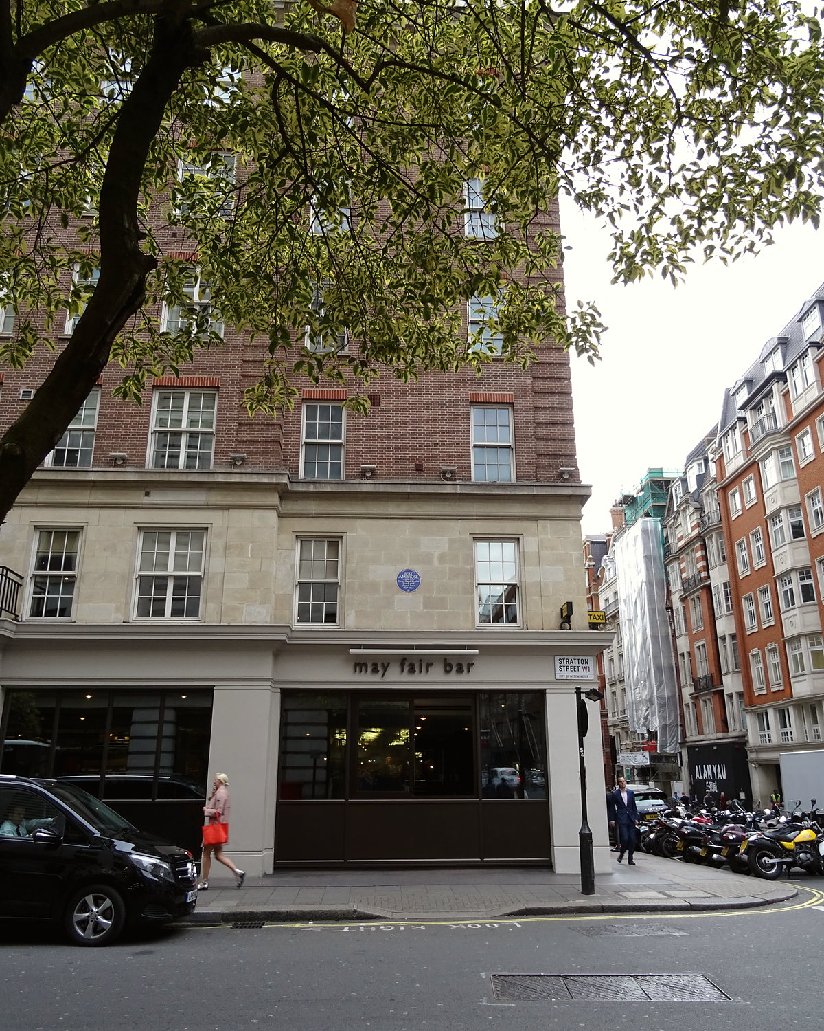 The May Fair Hotel, Stratton Street frontage