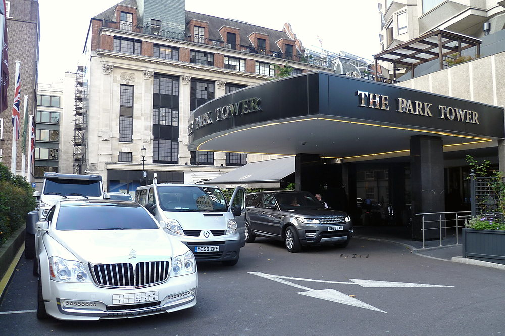 Hotel entrance of The Park Tower Knightsbridge